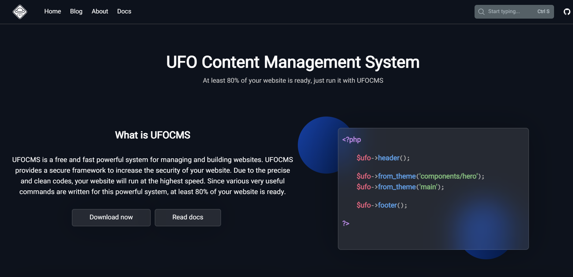 UFOCMS